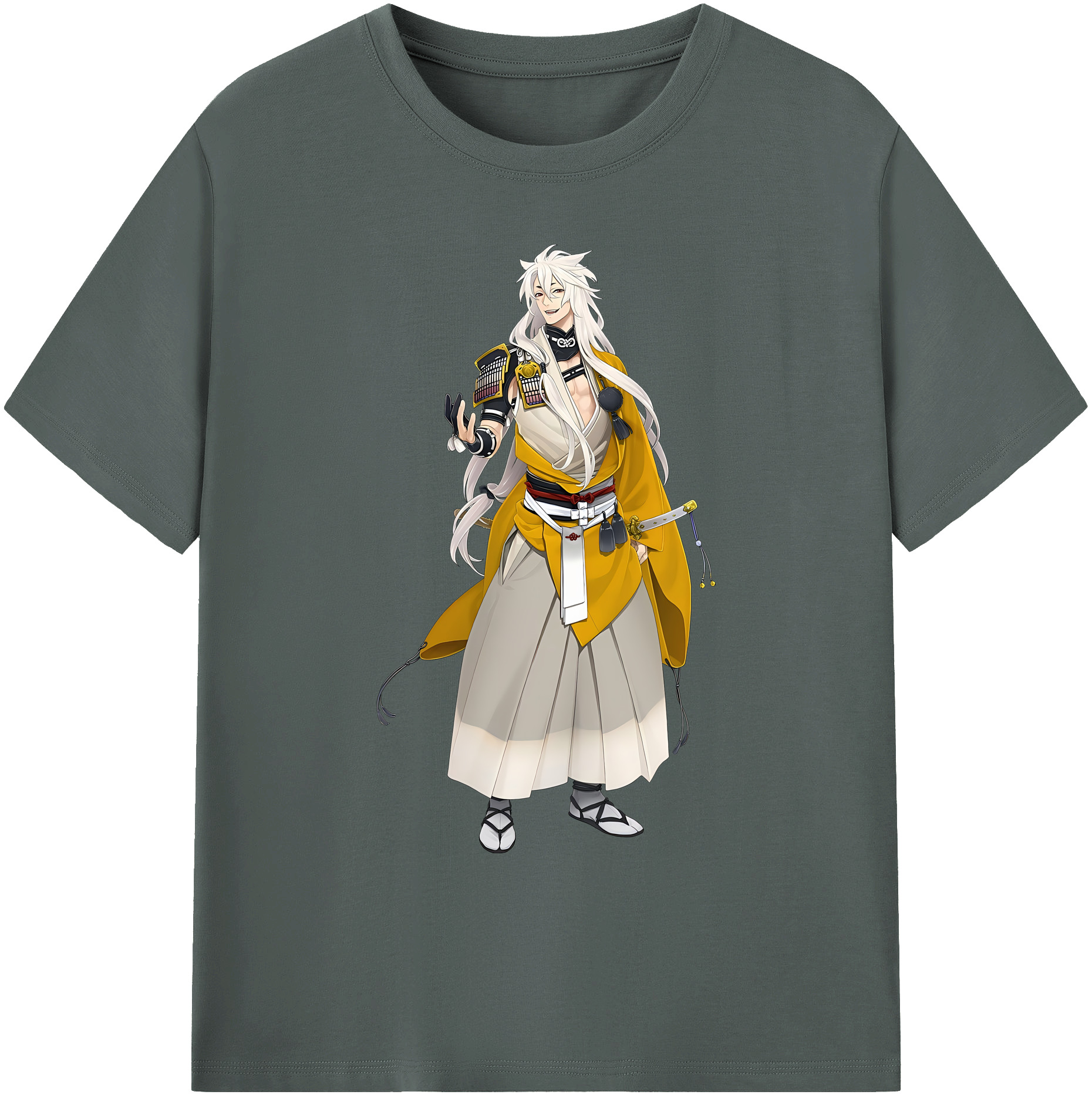 （画像用） 刀剣乱舞 Touken Ranbu 綿100％ メンズ半袖Tシャツ｜肌触りやわらか＆通気性